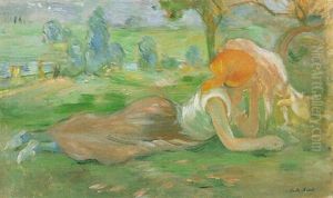 Bergere Couchee, Mesy by Berthe Morisot