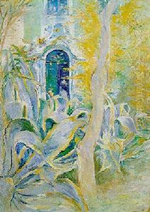 Les Aloes by Berthe Morisot