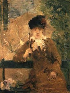Dame A L'ombrelle by Berthe Morisot