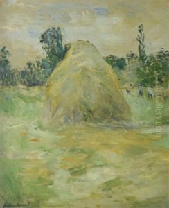 La Meule De Foin by Berthe Morisot