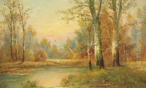 Abendstimmung Am Weiher by Edma Morisot