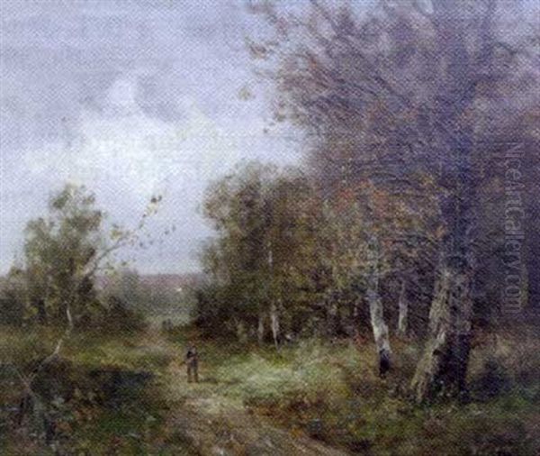 Chasseurs Dans Le Sous-bois - view 1