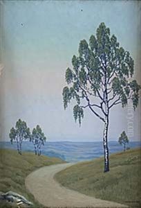 Landskapsmotiv (+ Another; Pair) by Andre Morisset