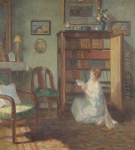 La Lecture by Francois Henri Morisset
