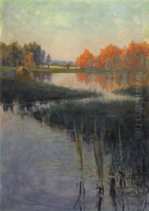 Die Wolchov-niederungen Bei St. Petersburg