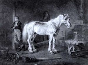 Stall-interieur Mit Schimmel Und Braunem by Louis Moritz
