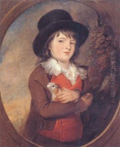 Boy Holding A Guinea Pig