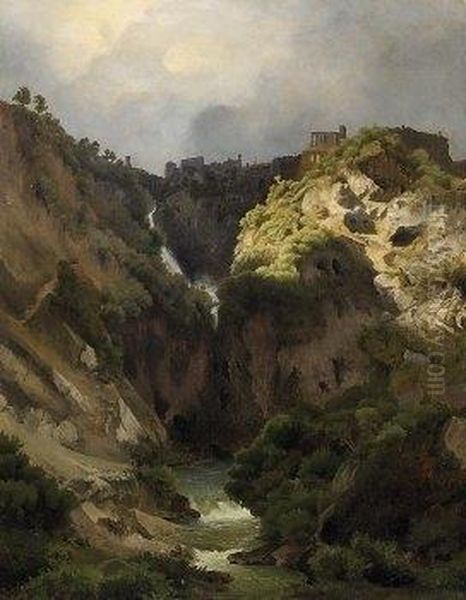 The Waterfalls Of Tivoli - view 1