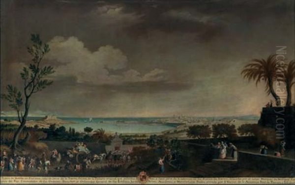 Le Port D'antibes (+ Toulon, Vue De La Ville Et De La Rade; 2 Works After Joseph Vernet) - view 1
