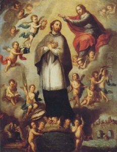 San Juan Nepomuceno En Gloria by Juan Patricio Morlete Ruiz