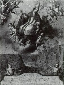 San Emigdio De Ascoli, Patron De Los Terremotos by Juan Patricio Morlete Ruiz