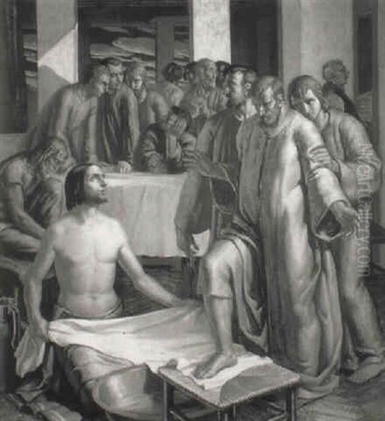 Christ Washing The Disciples' Feet - view 1