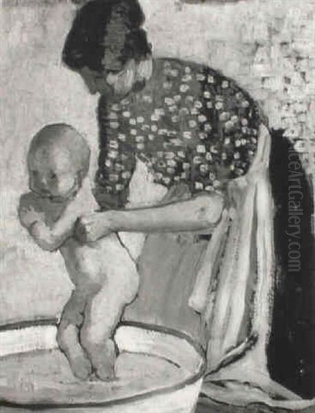 Beryl In Her Bath - view 1