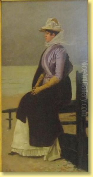 Jeune Femme En Bord De Mer - view 1