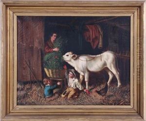 Feeding The Calf by Gaetano Mormile