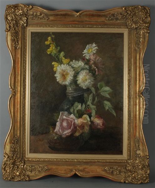 Stillleben Mit Blumen Und Gefasen - view 1