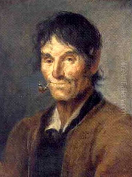A Man With A Pipe - view 1