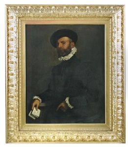 Portrait Of A Bearded Man Holding A Letter ('l'avvocato')
