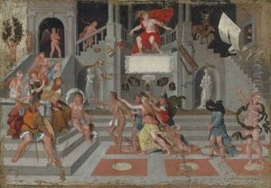 The Calumny Of Apelles by Giovanni Battista Moroni