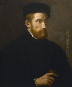 A Portrait Of A Gentleman, Half-length by Giovanni Battista Moroni
