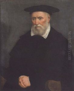 Portrait Of A Gentleman In Doctoral Robes, Seated In An Armchair