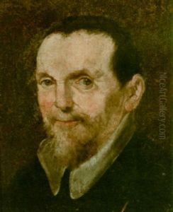 A Portrait Of A Bearded Man by Giovanni Battista Moroni