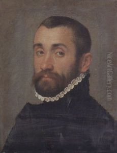 Portrait Of A Nobleman In Black Costume And A Ruff