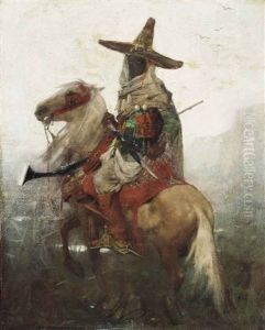 A Desert Warrior by Aime-Nicolas Morot