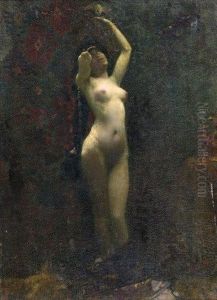 L'odalisque A La Toilette by Aime-Nicolas Morot
