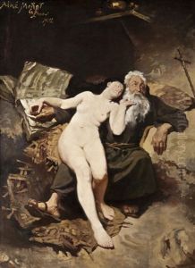 The Temptation Of St. Anthony by Aime-Nicolas Morot