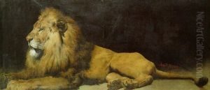 A Lion by Aime-Nicolas Morot