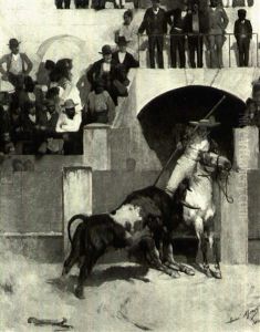 La Corrida by Aime-Nicolas Morot