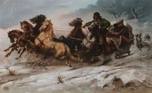 A Troijka by Aleksandr Ivanovich Morozov