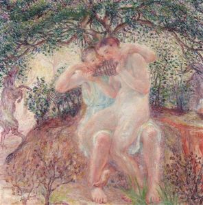 Daphnis And Chloe (+ Portrait Of A Lady, Verso) Daphnis And Chloe (+ Portrait Of A Lady, Verso)