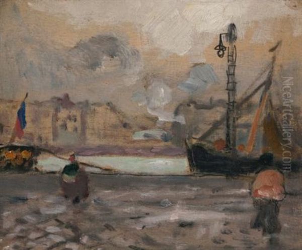 Port Scene, France - view 1
