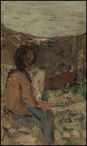 Figure And Landscape, Capri by James Wilson Morrice