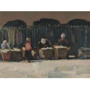 Market Scene, St. Malo, Brittany Market Scene, St. Malo, Brittany