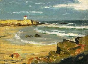 The Beach, St. Malo by James Wilson Morrice