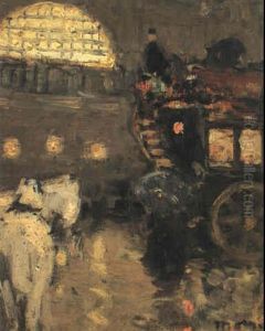 Cab Stand, Paris by James Wilson Morrice
