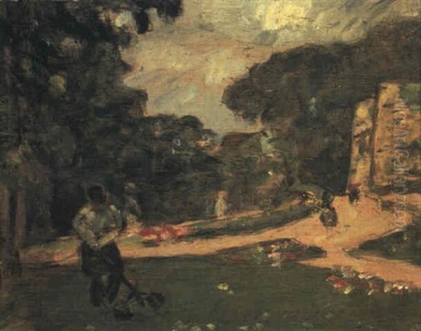 A Garden Scene - view 1