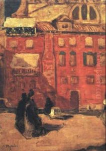 Red Houses, Venice by James Wilson Morrice