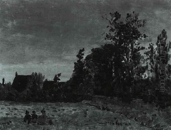 Children In A Garden - view 1