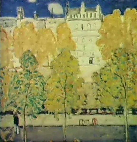 Quai De La Seine; Effet D'automne - view 1