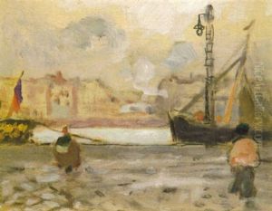 A Port In Brittany by James Wilson Morrice
