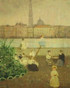 Children At Play, Antwerp by James Wilson Morrice