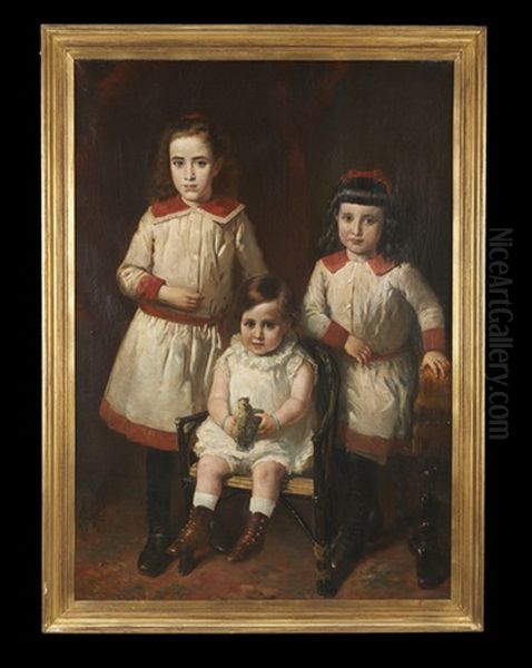 Full-length Portrait Of Three Children - view 1
