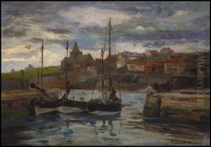 Gaspe Fishing Village by Edmund Montague Morris