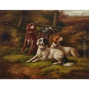 Retrievers Guarding The Catch