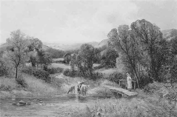 Landscape With Highland Cattle - view 1