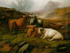 Highland Cattle by John W. Morris